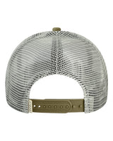 LOCALE 5PTKR Trucker Cap #color_Denali Olive Green/ Grey