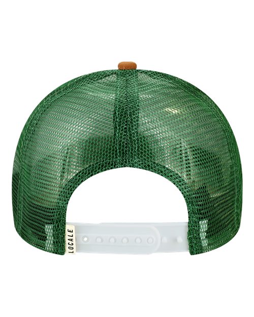 LOCALE 5PTKR Trucker Cap #color_Explorer/ Brown