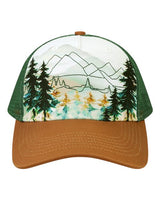 LOCALE 5PTKR Trucker Cap #color_Explorer/ Brown