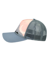 LOCALE 5PTKR Trucker Cap #color_Front Range/ Slate Blue Sarah D