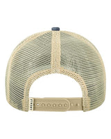 LOCALE 5PTKR Trucker Cap #color_Mountain Contours Maroon/ Slate