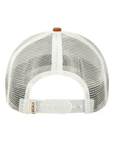 LOCALE 5PTKR Trucker Cap #color_Ranges Grey/ Dark Orange