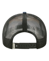 LOCALE 5PTKR Trucker Cap #color_Sunset Hills/ Teal