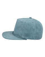 LOCALE WILSON Unstructured with Rope Cap #color_Lake Blue Corduroy