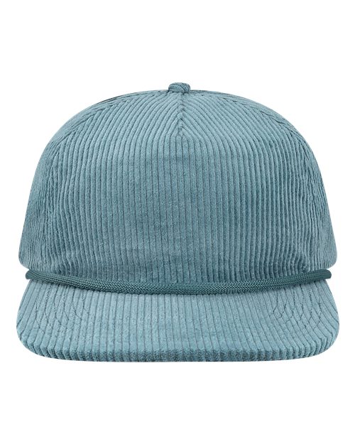 LOCALE WILSON Unstructured with Rope Cap #color_Lake Blue Corduroy