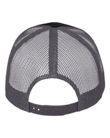Valucap VC400 Mesh-Back Twill Trucker Cap #color_Black/ Charcoal