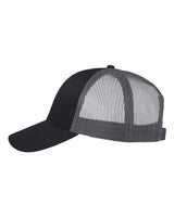 Valucap VC400 Mesh-Back Twill Trucker Cap #color_Black/ Charcoal