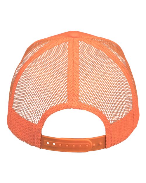 Valucap VC400 Mesh-Back Twill Trucker Cap #color_Neon Orange