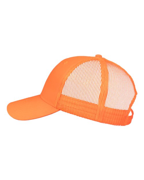 Valucap VC400 Mesh-Back Twill Trucker Cap #color_Neon Orange