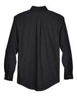 Devon & Jones D620 Men's Crown Woven Collection Solid Broadcloth #color_BLACK