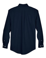 Devon & Jones D620 Men's Crown Woven Collection Solid Broadcloth #color_NAVY