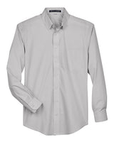 Devon & Jones D620 Men's Crown Woven Collection Solid Broadcloth #color_SILVER