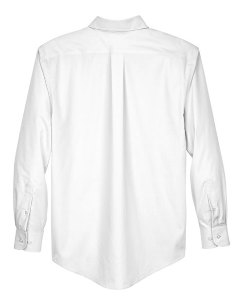 Devon & Jones D620 Men's Crown Woven Collection Solid Broadcloth #color_WHITE