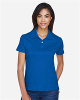 Devon & Jones DG200W Ladies' Pima-Tech Jet Piqu Polo #color_FRENCH BLUE