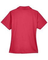 Harriton M354W Ladies' Micro-Piqu Polo #color_RED
