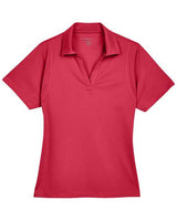 Harriton M354W Ladies' Micro-Piqu Polo #color_RED