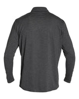 ANETIK MVQTRL9 Low Pro Quarter-Zip #color_Charcoal Heathered