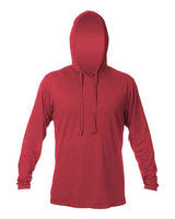 ANETIK MVLPRH8 Low Pro Tech Hooded Long Sleeve T-Shirt #color_Pyro Heathered