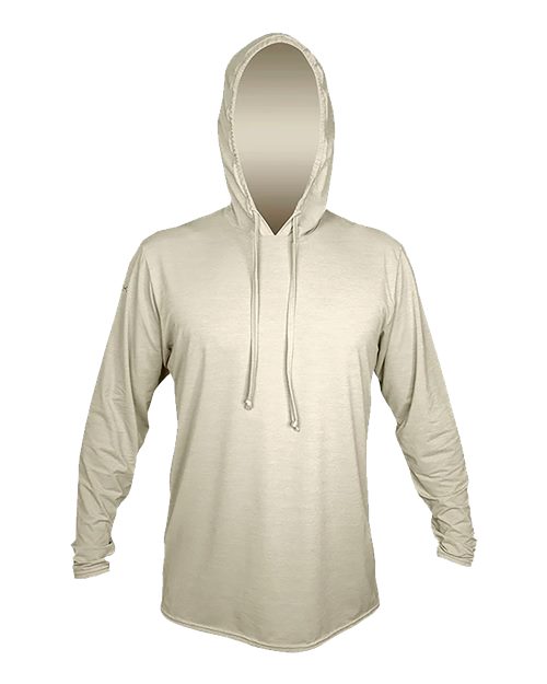 ANETIK MVLPRH8 Low Pro Tech Hooded Long Sleeve T-Shirt #color_Stone Heathered