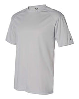 Badger 4120 B-Core Sport Shoulders T-Shirt #color_Silver