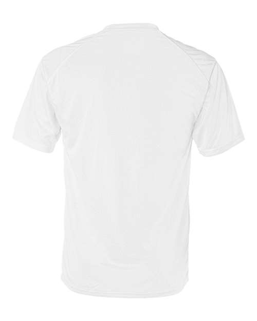 Badger 4120 B-Core Sport Shoulders T-Shirt #color_White