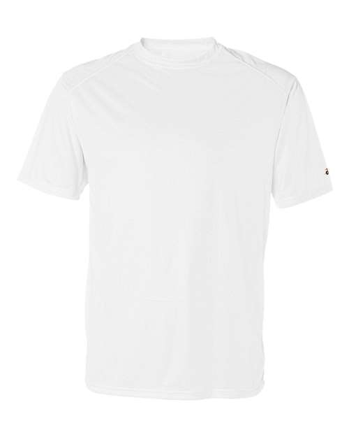 Badger 4120 B-Core Sport Shoulders T-Shirt #color_White