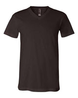 Bella + Canvas 3005 Unisex Jersey Short-Sleeve V-Neck T-Shirt #color_BROWN
