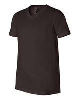 Bella + Canvas 3005 Unisex Jersey Short-Sleeve V-Neck T-Shirt #color_BROWN
