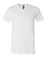 Bella + Canvas 3005 Unisex Jersey Short-Sleeve V-Neck T-Shirt #color_WHITE