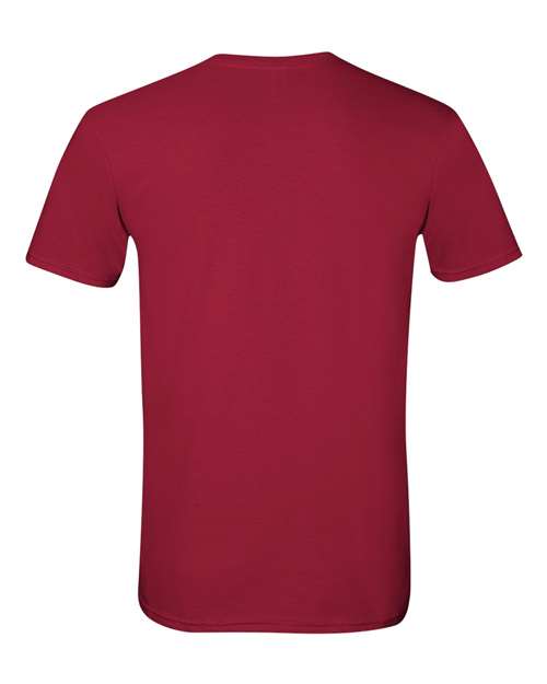 Gildan G640 Adult Softstyle 4.5 oz T-Shirt #color_CARDINAL RED