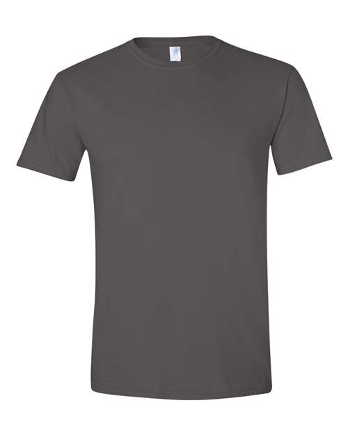 Gildan G640 Adult Softstyle 4.5 oz T-Shirt #color_CHARCOAL
