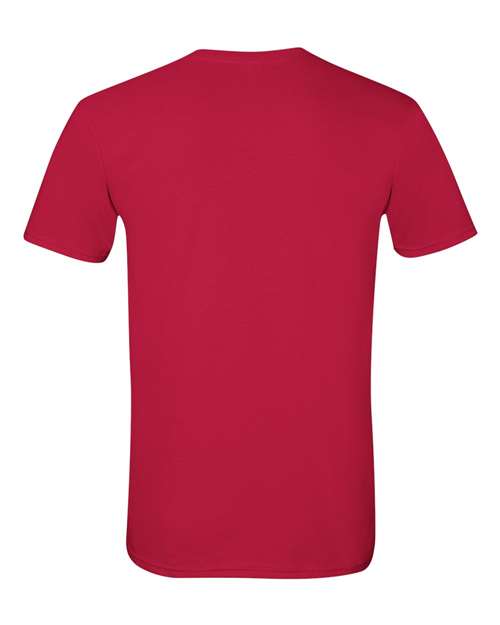Gildan G640 Adult Softstyle 4.5 oz T-Shirt #color_CHERRY RED