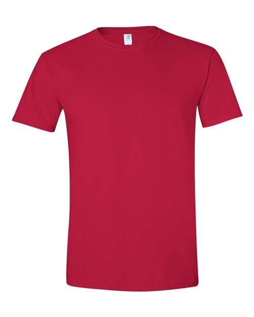 Gildan G640 Adult Softstyle 4.5 oz T-Shirt #color_CHERRY RED
