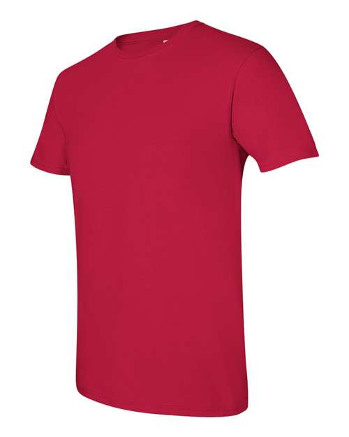 Gildan G640 Adult Softstyle 4.5 oz T-Shirt #color_CHERRY RED