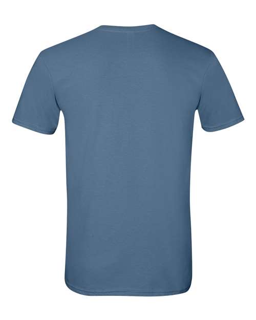 Gildan G640 Adult Softstyle 4.5 oz T-Shirt #color_INDIGO BLUE