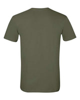 Gildan G640 Adult Softstyle 4.5 oz T-Shirt #color_MILITARY GREEN