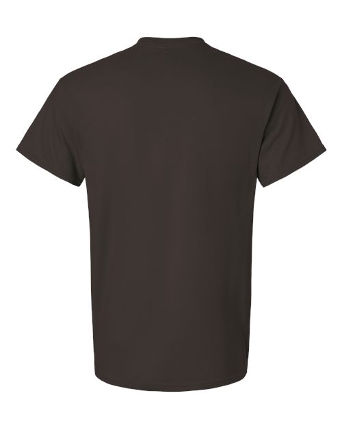 Gildan G200 Adult Ultra Cotton T-Shirt #color_DARK CHOCOLATE