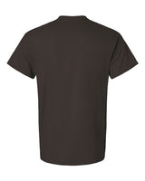 Gildan G200 Adult Ultra Cotton T-Shirt #color_DARK CHOCOLATE