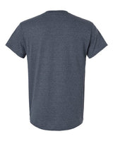 Gildan G200 Adult Ultra Cotton T-Shirt #color_HEATHER NAVY