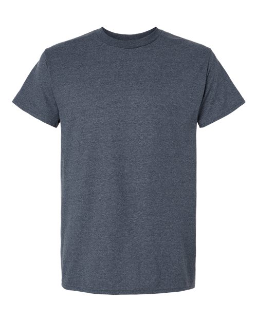 Gildan G200 Adult Ultra Cotton T-Shirt #color_HEATHER NAVY
