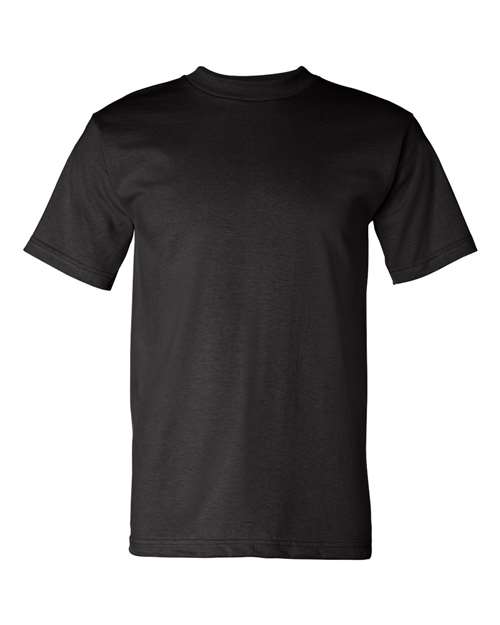 Bayside BA5100 Adult 6.1 oz., 100% Cotton T-Shirt #color_BLACK
