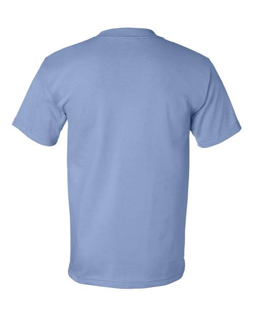 Bayside BA5100 Adult 6.1 oz., 100% Cotton T-Shirt #color_CAROLINA BLUE