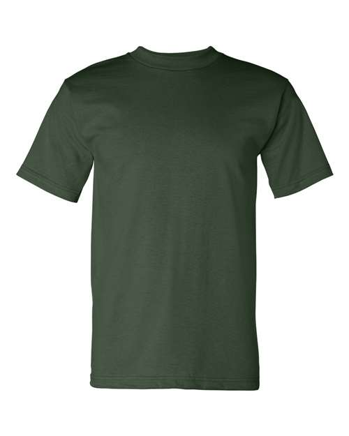 Bayside BA5100 Adult 6.1 oz., 100% Cotton T-Shirt #color_FOREST GREEN