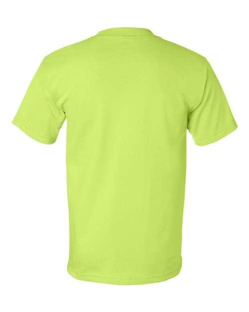 Bayside BA5100 Adult 6.1 oz., 100% Cotton T-Shirt #color_LIME GREEN