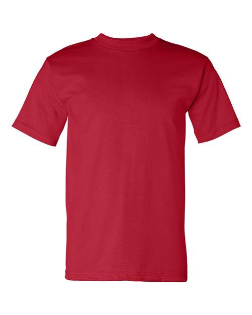 Bayside BA5100 Adult 6.1 oz., 100% Cotton T-Shirt #color_RED