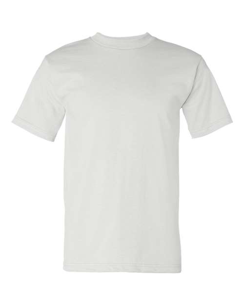 Bayside BA5100 Adult 6.1 oz., 100% Cotton T-Shirt #color_WHITE