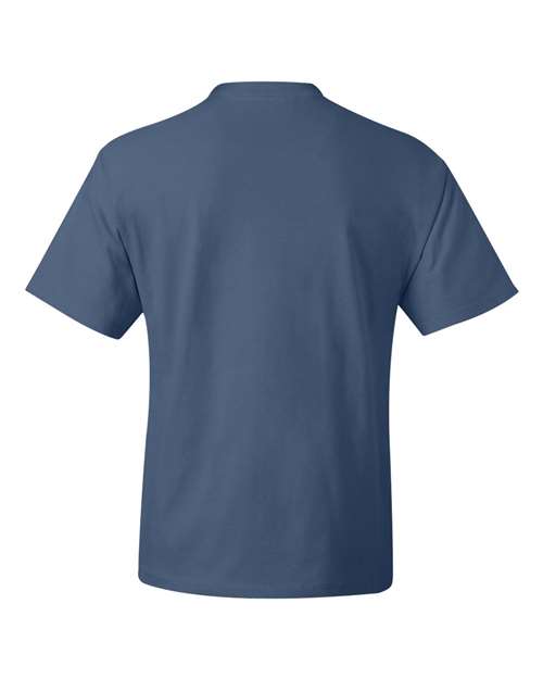 Hanes 5180 Unisex Beefy-T T-Shirt #color_DENIM BLUE
