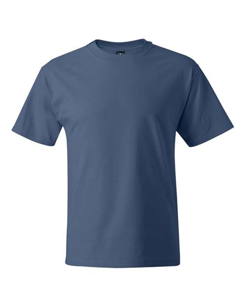 Hanes 5180 Unisex Beefy-T T-Shirt #color_DENIM BLUE