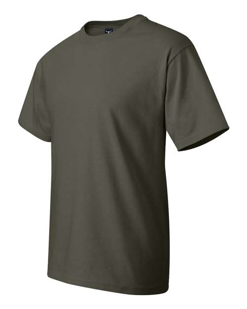 Hanes 5180 Unisex Beefy-T T-Shirt #color_FATIGUE GREEN