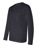 Bayside BA6100 Adult 6.1 oz., 100% Cotton Long Sleeve T-Shirt #color_NAVY